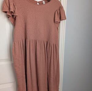 Gentle Fawn Ruffle Sleeve Dress